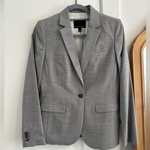 Banana Republic grey wool suiting blazer - size 4